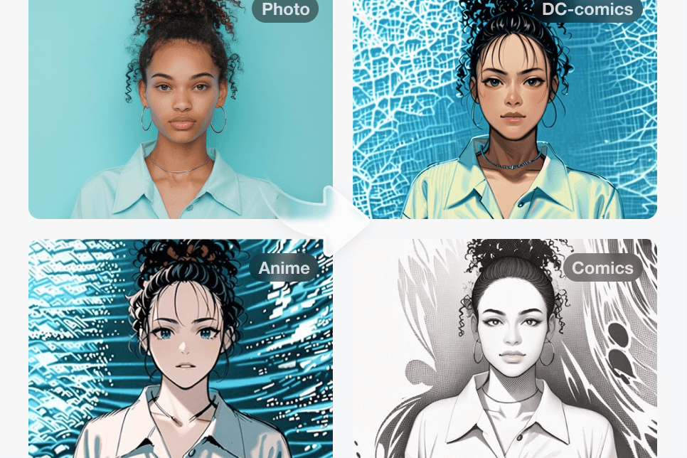 Bring out your inner charm with cartoon portraits