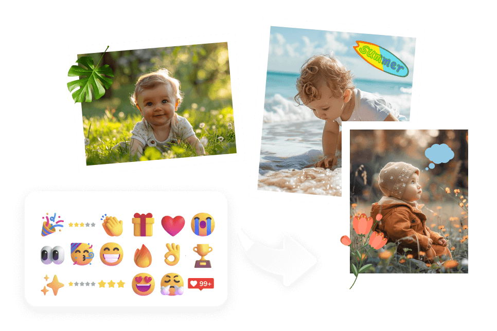 Añade emojis a tus fotos en segundos